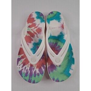Crocs Crocband Tie Dye Flip Flop Sandal Women's Size 11 NWOT